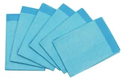 Absorberande engångsunderlag 60x45 cm 400 ml blå 50-pack