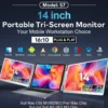 AD Tri-Screen S300 portable monitor 13,3"