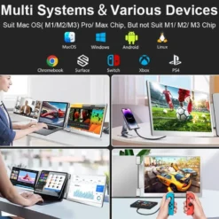 AD Tri-Screen S300 portable monitor 13,3