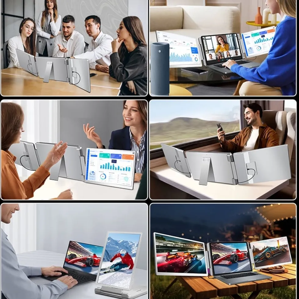 AD Tri-Screen S300 portable monitor 13,3"
