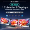 AD Tri-Screen S900 portable monitor 16"