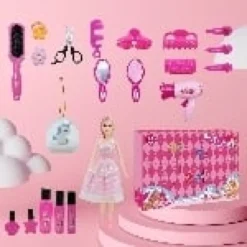 Adventskalender Barbie-inspirerad – Julkalender 2025, 24 luckor
