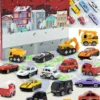 Adventskalender för barn / Julkalender med leksaksbilar