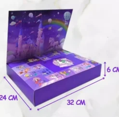 Adventskalender för barn / Julkalender med enhörningstema