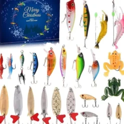 Adventskalender 2026 – Julkalender 24-delars fiskedragsset