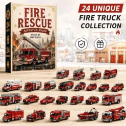 Adventskalender 2026 – Julkalender Mini Brandbil Räddningsfordon