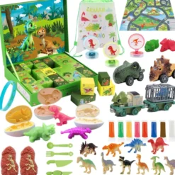 Adventskalender 2026 – Julkalender Dinosaurieaktivitet Kreativt lekset
