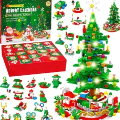 Adventskalender 2026 – Julkalender Julgran Byggklossset
