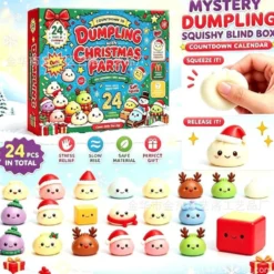 Adventskalender 2026 – Julkalender Dumpling Party Squishy Toys