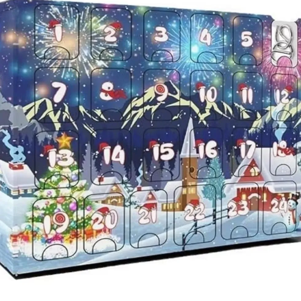 Adventskalender - Metall pussel - Hjärngympa fidget