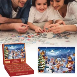 Adventskalender - Pussel 1008 Bitar - Julkalender 2026