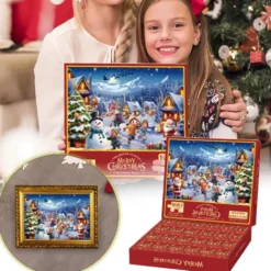 Adventskalender - Pussel 1008 Bitar - Julkalender 2026