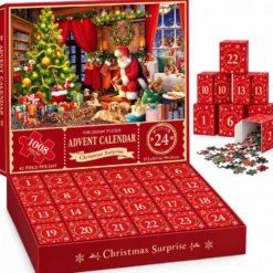 Adventskalender - Pussel 1008 Bitar - Julkalender 2026