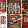 Adventskalender - Pussel 1008 Bitar - Julkalender 2026 - Katt Motiv