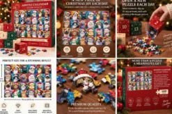 Adventskalender - Pussel 1008 Bitar - Julkalender 2026 - Katt Motiv