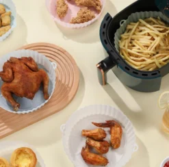 Airfryer Silikonform Luftfritösmatta Silikoninlägg18CM