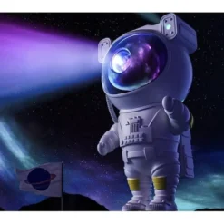 Astronaut Nattlampa med Fjärrkontroll – Stjärnprojektor och Galaxljus