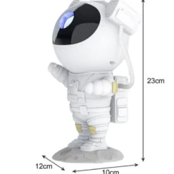 Astronaut Nattlampa med Fjärrkontroll – Stjärnprojektor och Galaxljus