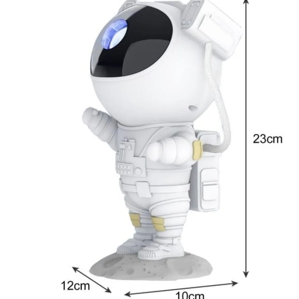 Astronaut Nattlampa med Fjärrkontroll – Stjärnprojektor och Galaxljus