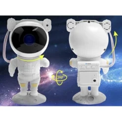 Astronaut Nattlampa med Fjärrkontroll – Stjärnprojektor och Galaxljus