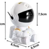 Astronautprojektor / Stjärnprojektor med fjärrkontroll