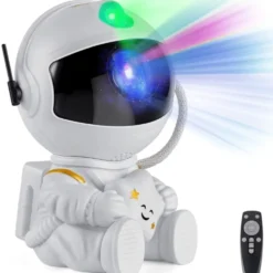 Astronautprojektor / Stjärnprojektor med fjärrkontroll