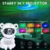 Astronaut Stjärnprojektor Nattlampa med Högtalare och Fjärrkontroll för Barn