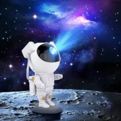 Astronaut stjärnprojektor och nattlampa med fjärrkontroll