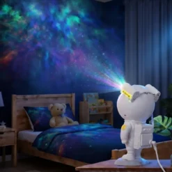 Astronaut stjärnprojektor och nattlampa med fjärrkontroll