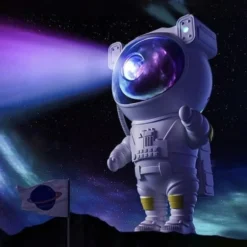 Astronaut stjärnprojektor och nattlampa med fjärrkontroll