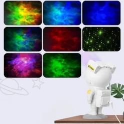 Astronaut stjärnprojektor och nattlampa med fjärrkontroll