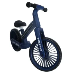 Balanscykel 12" med LED-ljus 20 lägen, marinblå, 2+ år