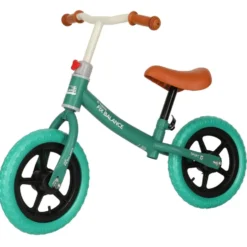 Balanscykel pushcykel 2-4 år turkos 1,8 kg skumhjul 30 kg