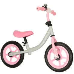 Balanscykel Trike Fix Balance – Springcykel för Barn, Vit/Rosa
