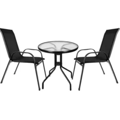 Balkongmöbelset med bord och stolar