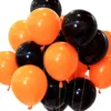 Ballonger i svart och orange för Halloween 20-pack