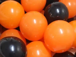 Ballonger i svart och orange för Halloween 20-pack