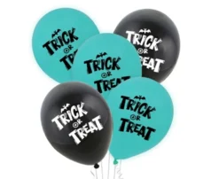 Ballonger med Trick or Treat-motiv 5-pack