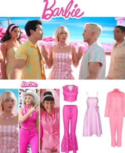 Barbie - Kostym - Dress - Jumpsuit - Cosplay Halloween -