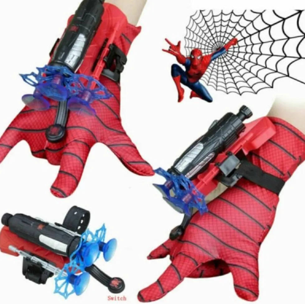 Barn Spiderman Web Shooter Launcher Toy GloveDart Cosplay