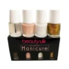 Beauty UK Rose Gold French Manicure Set 4x9ml