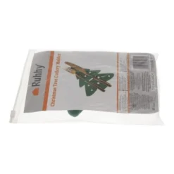 Bestickfodral julgran i filt grön 12-pack 14x18 cm för standardbestick