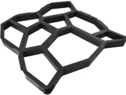 Betongform för gångplattor kattansikte 45x45x4,5 cm återanvändbar