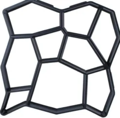 Betongform för gångplattor kattansikte 45x45x4,5 cm återanvändbar