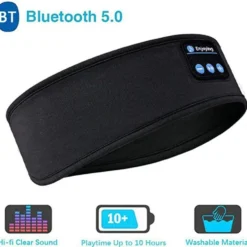 Bluetooth Sports Pannband Sömnhörlurar Musik Ögonmask
