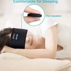 Bluetooth Sports Pannband Sömnhörlurar Musik Ögonmask