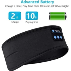 Bluetooth Sports Pannband Sömnhörlurar Musik Ögonmask