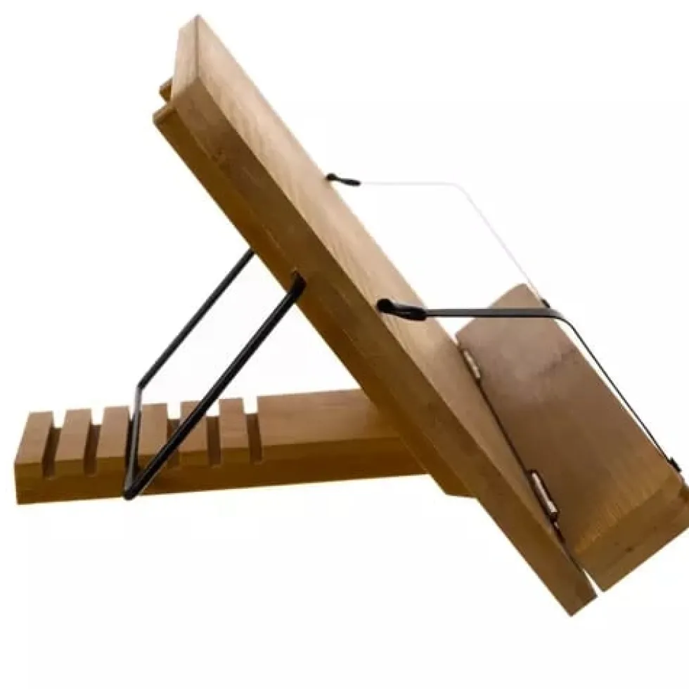 Bokställ i bambu / laptopstativ