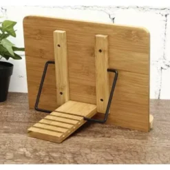 Bokställ i bambu / laptopstativ