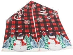 Bordslöpare jul 180 x 32 cm motiv tomte/snögubbe blandade färger